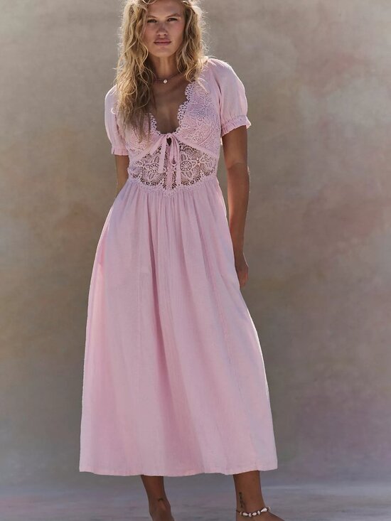 Free People Dresses & Skirts - All You Need Is Lace Midi Dress